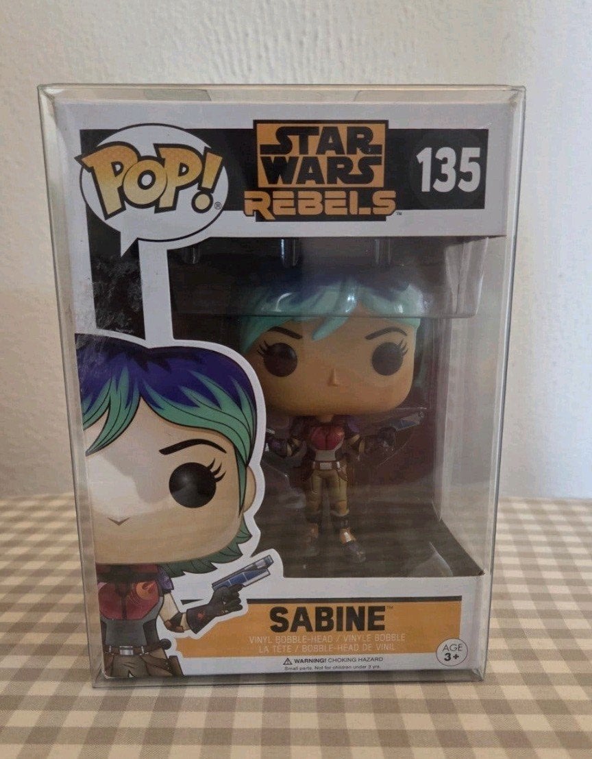 Funko Pop! Star Wars Rebels Sabine Wren #135, Ophalen of Verzenden, Beeldje of Buste