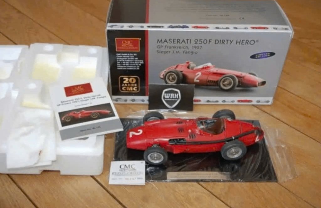 1:18 MASERATI 250F DIRTY HERO #2 20 JAHRE CMC M-148 WRH, Verzenden, Zo goed als nieuw, Auto, Overige merken