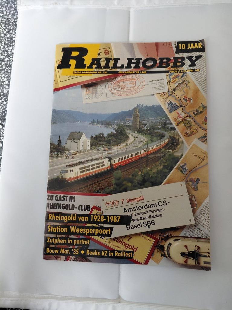 Railhobby tijdschrift uit 1988, Boeken, Tijdschriften en Kranten, Ophalen of Verzenden