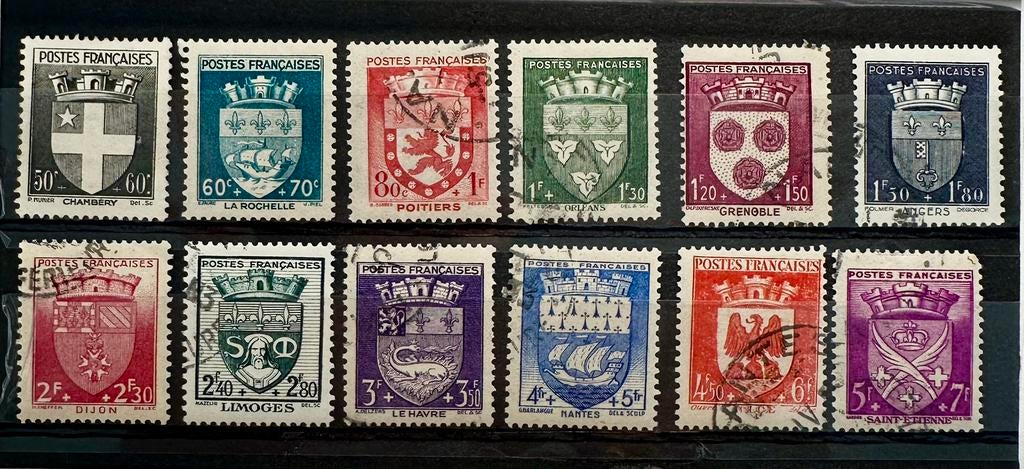 Postzegels Frankrijk, Ophalen of Verzenden, Gestempeld
