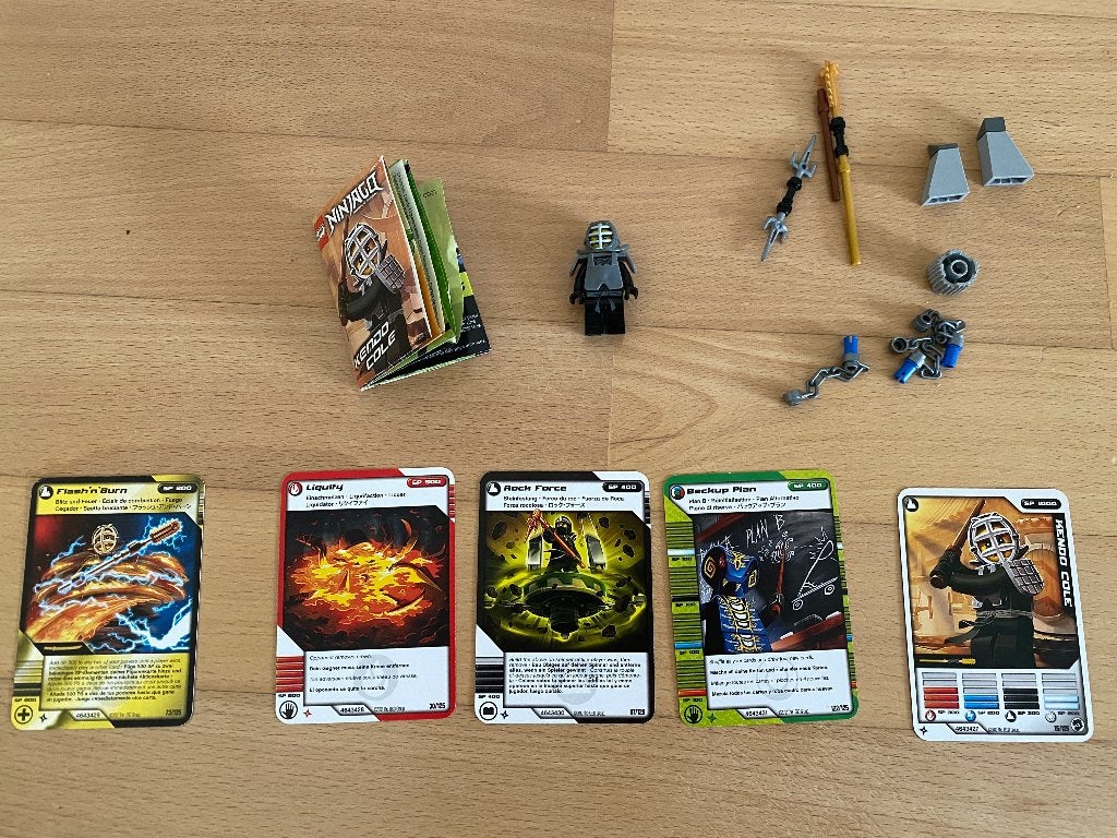 LEGO 9551 NINJAGO Kendo Cole, Verzenden, Lego, Zo goed als nieuw, Ninjago