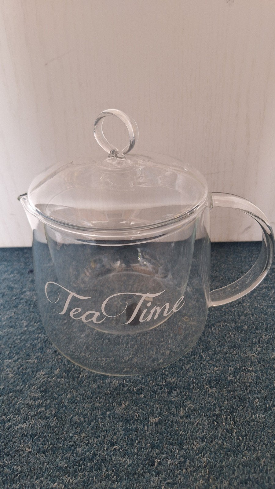 Riverdale Doorzichtige Theekan - Tea Time, Glas, Nieuw, Overige merken, Ophalen