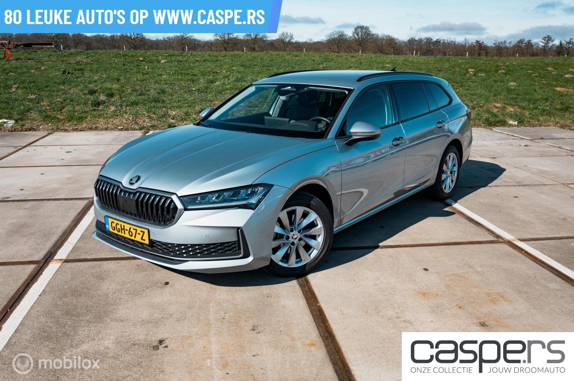 Skoda Superb Combi 1.5 TSI MHEV First Edition - TREKHAAK, Auto's, Stof, Euro 6, 4 cilinders, 150 pk