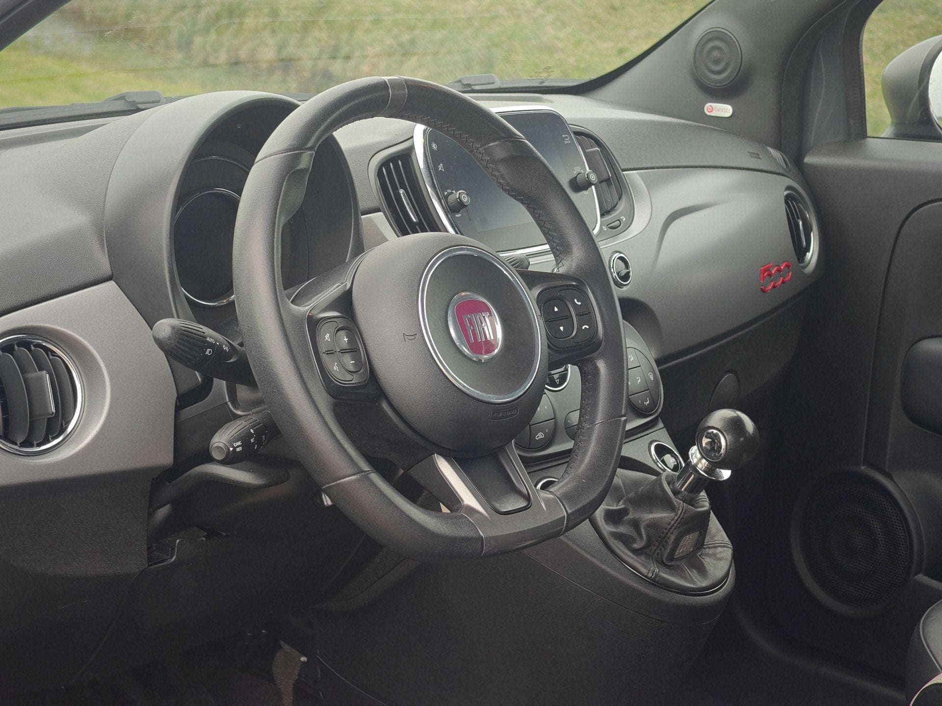 Fiat 500C 105pk Cabrio Sport | Beats | Leder | Xenon | Carpl, Auto's, Dealer onderhouden, Gebruikt, Handgeschakeld, Automatische klimaatregeling