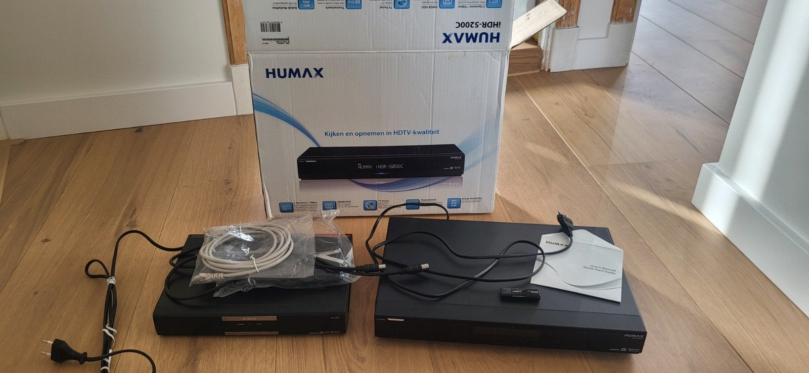 Humax iHDR-5200C en iRHD-5000C HD digitale ontvangers, Ophalen of Verzenden, Gebruikt, Harddiskrecorder
