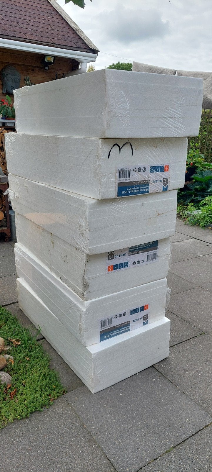 6 pakken Polystyreen isolatieplaat EPS 60 - 100x50x4cm, Doe-het-zelf en Verbouw, Isolatie en Afdichting, Ophalen, Dakisolatie