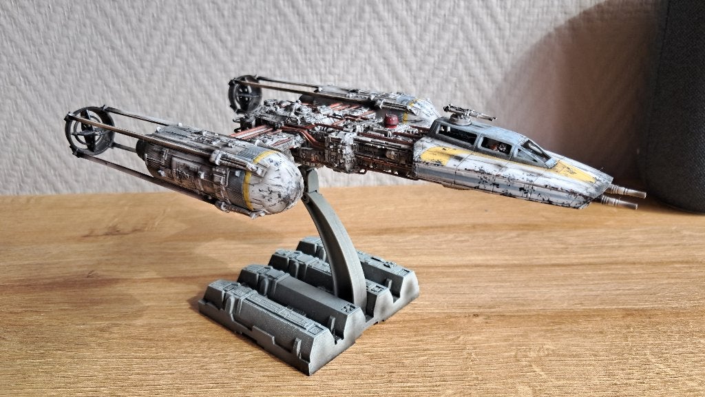 Bandai Star Wars Y-Wing Starfighter 1/72, Ophalen, Zo goed als nieuw, Replica