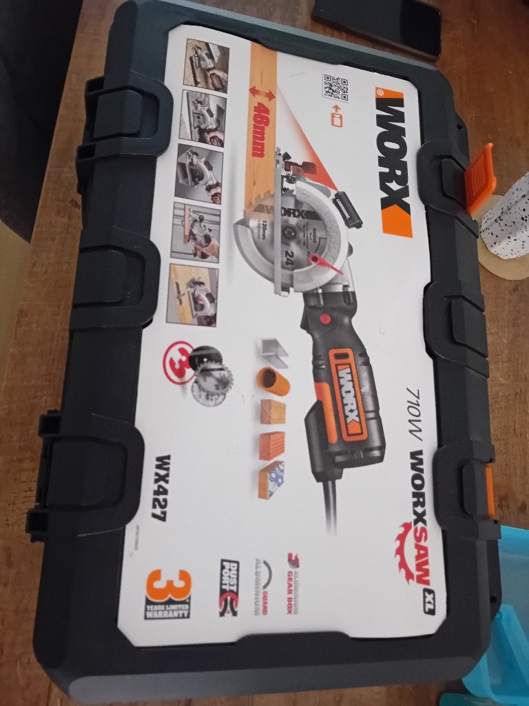 Worxsaw 710W, 70 mm of meer, Worx, Overige typen, 600 tot 1200 watt