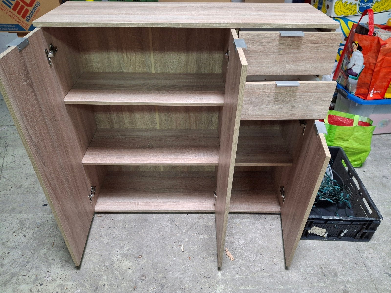 Kast met lades en deuren - 100x107x35 cm, Ophalen of Verzenden