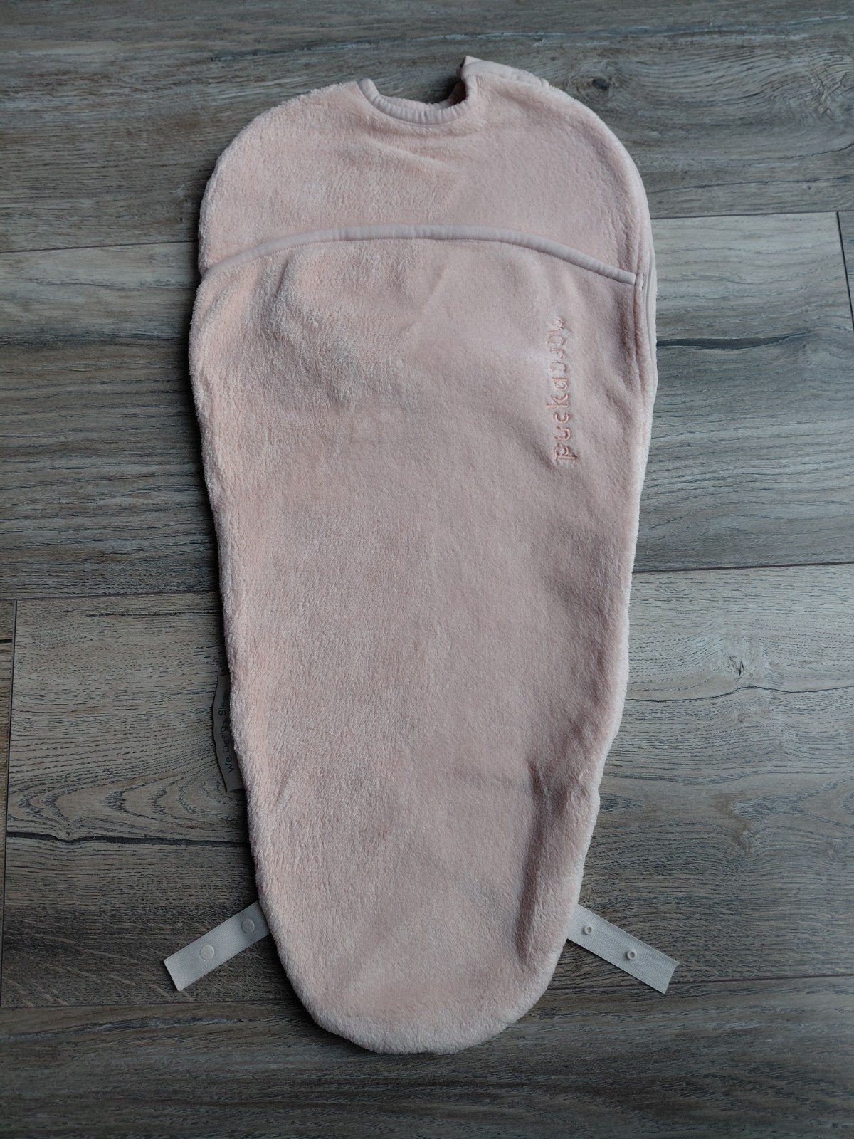Puckababy piep, teddy Peach, prachtige staat, Kinderen en Baby's, Dekens, Slaapzakjes en Inbakerproducten, Bakerzak of Bakerdoek