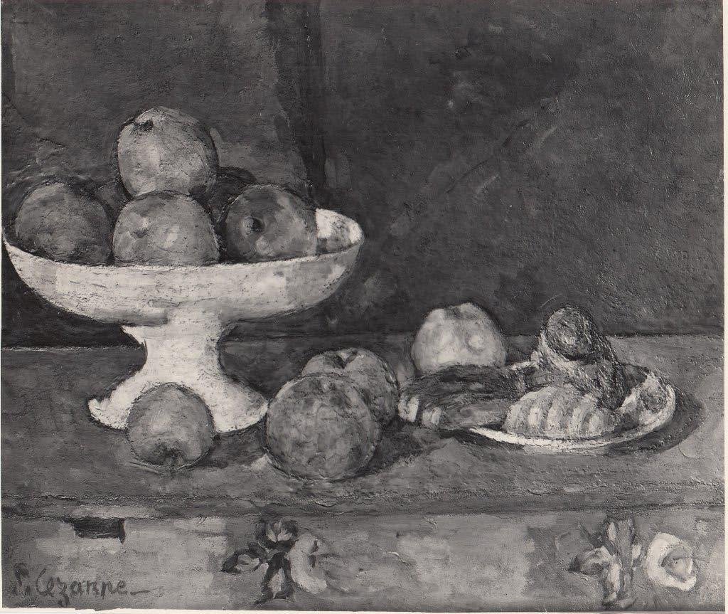 Paul Cezanne  stilleven persfoto A.Frequin jaren 50-60, Verzenden, Foto