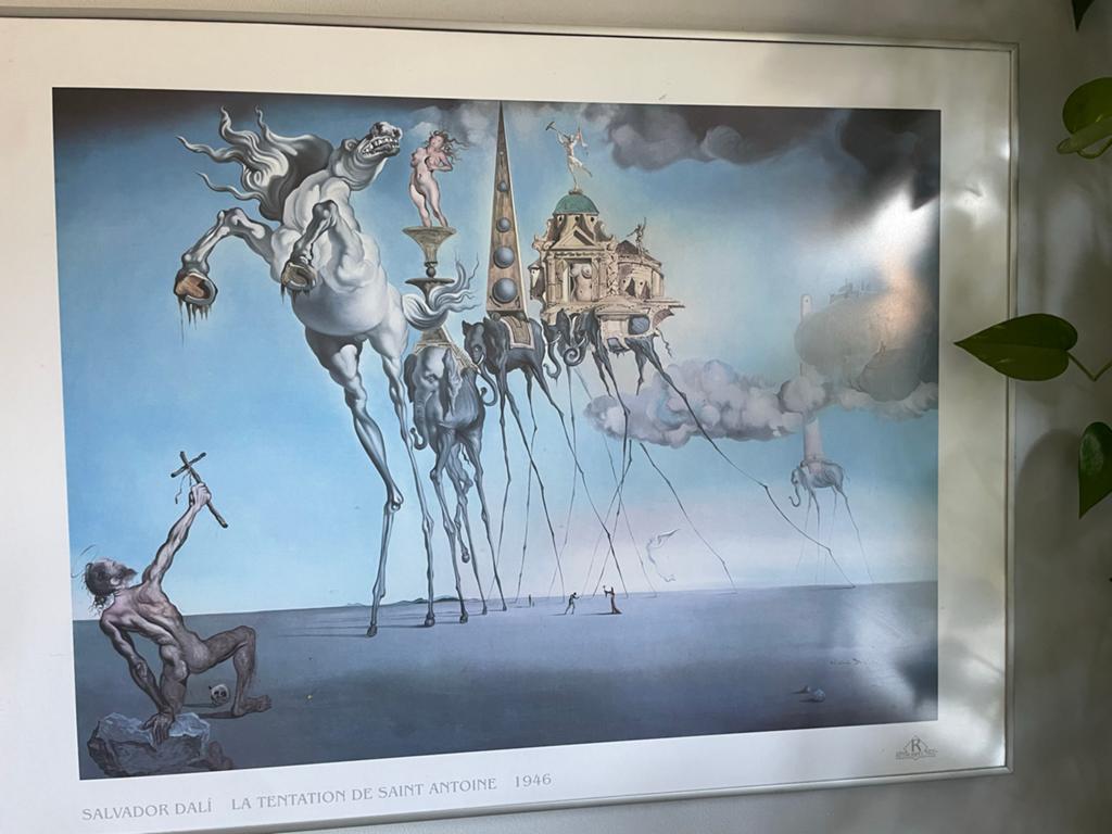 Salvador Dalí - La Tentation de Saint Antoine (1946), Antiek en Kunst, Kunst | Schilderijen | Klassiek, Ophalen