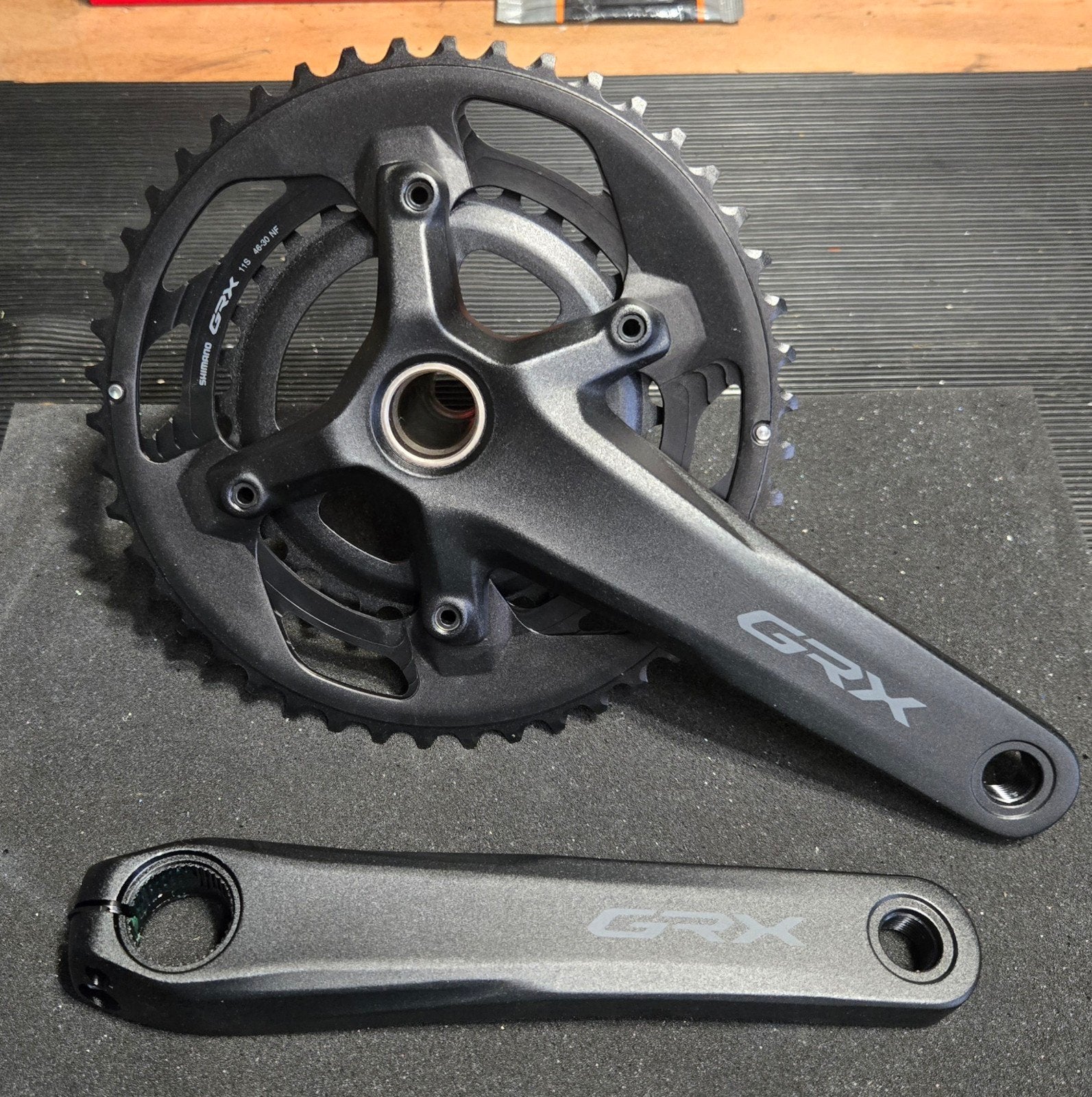 Shimano GRX FC-RX600 Crankstel 2x11s 46-30T 172.5mm, Crankstel of Pedalen, Nieuw, Ophalen of Verzenden, Gravelbike