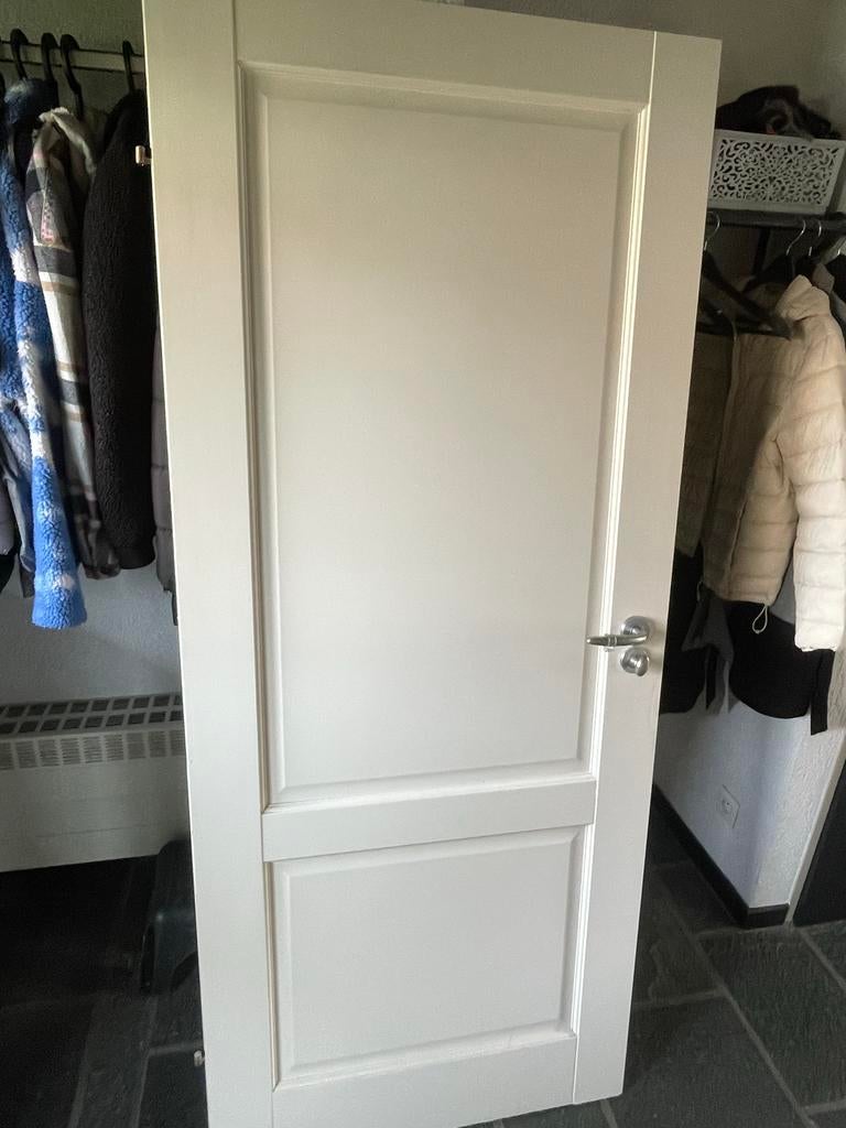 Zware Opdekdeur 83cm x 201 cm, Ophalen, Gebruikt, 80 tot 100 cm, Binnendeur