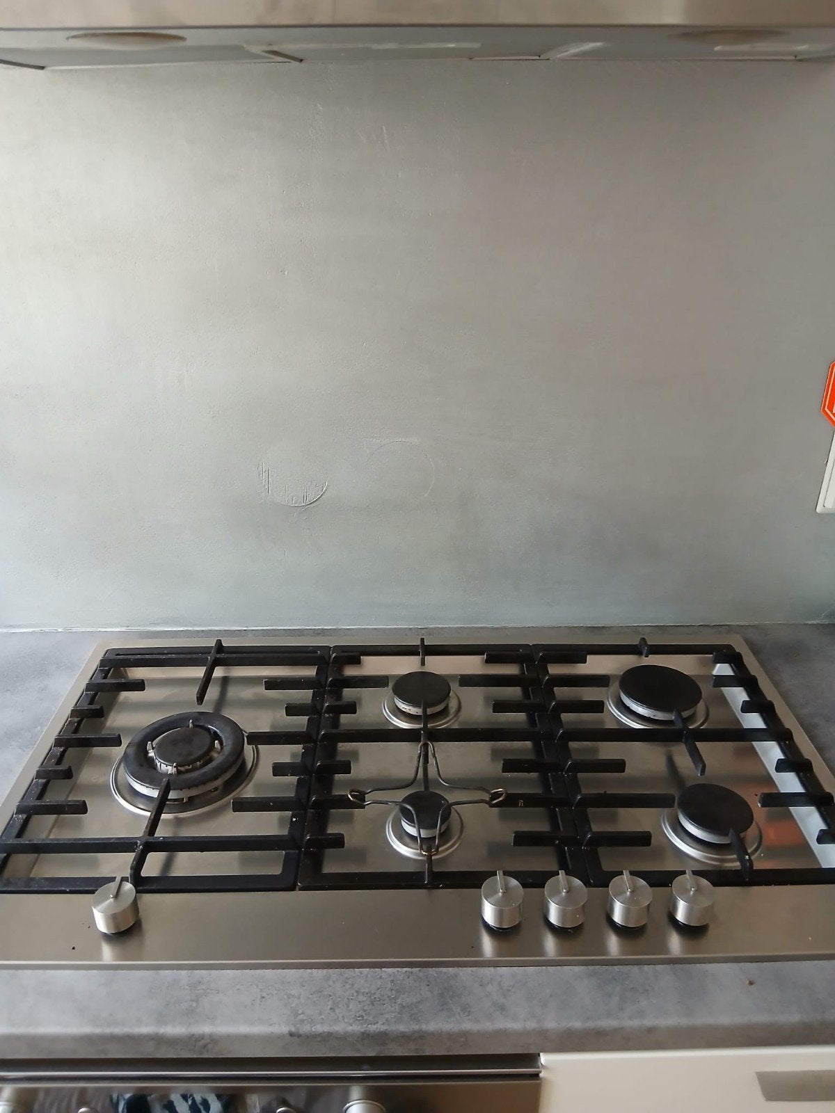 Boretti RVS Gasfornuis met 5 pitten - Zo goed als nieuw, Ophalen, Zo goed als nieuw, Inbouw, Gas