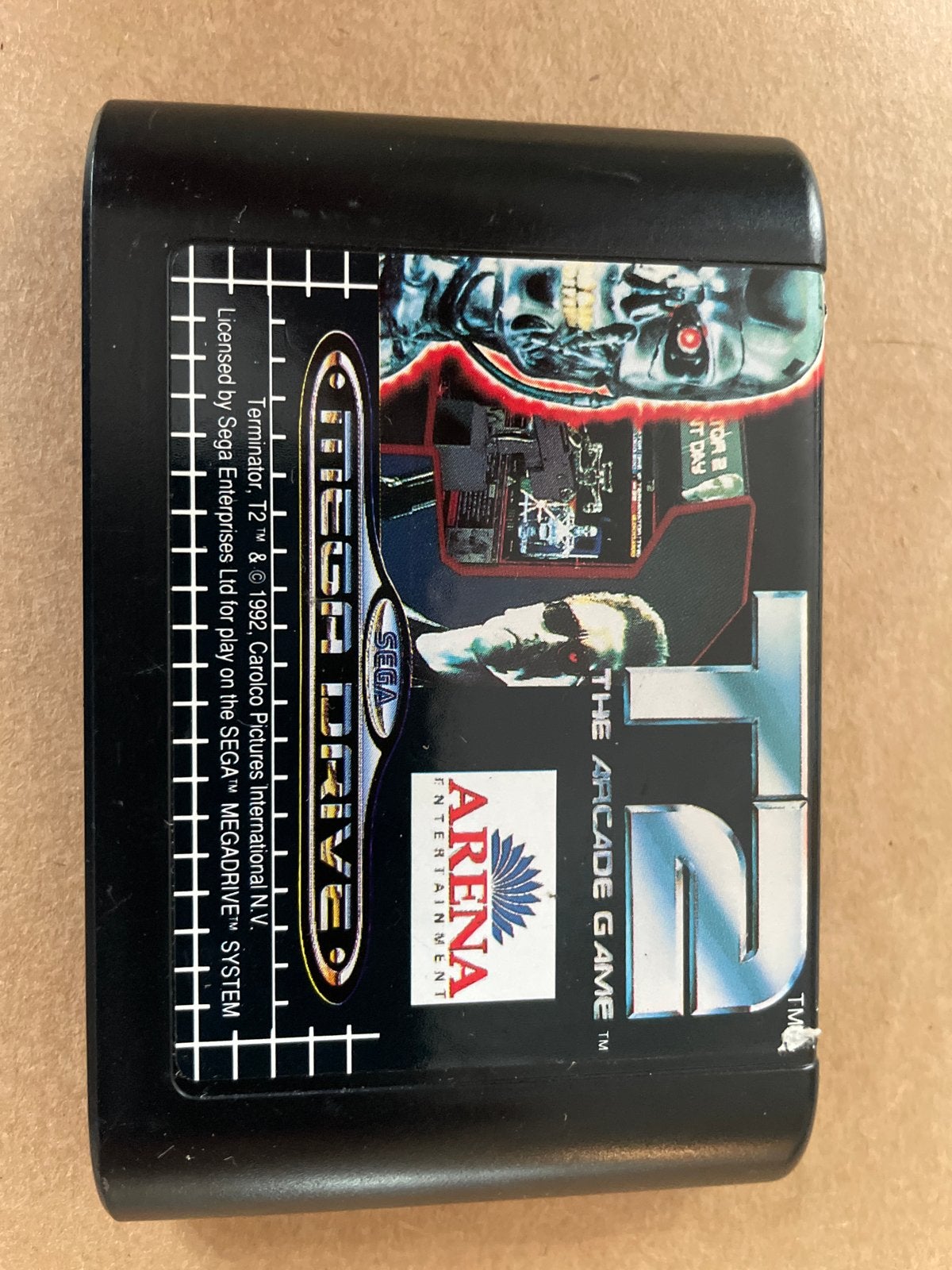 T2: The Arcade Game - Sega Mega Drive Cartridge, Gebruikt, Shooter, 1 speler, Ophalen of Verzenden