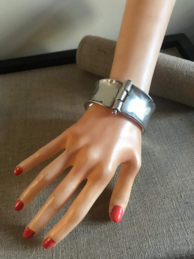 Uno de 50 Armband (185) mooie strakke armband, Sieraden, Tassen en Uiterlijk, Armbanden, Ophalen of Verzenden, Nieuw, Zilver, Overige materialen