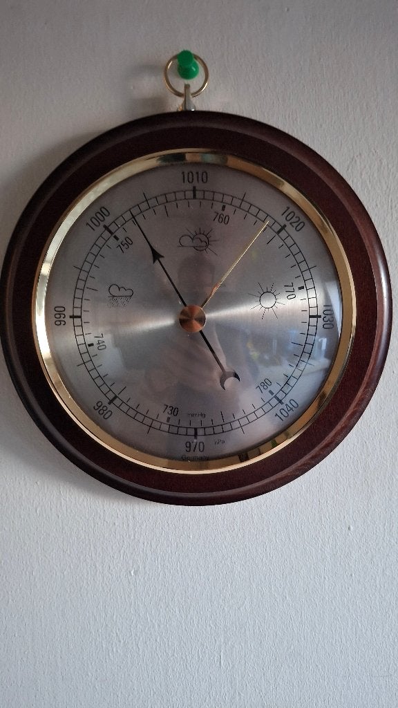 Barometer analoog  TFA Dostmann, Verzenden, Zo goed als nieuw, Barometer