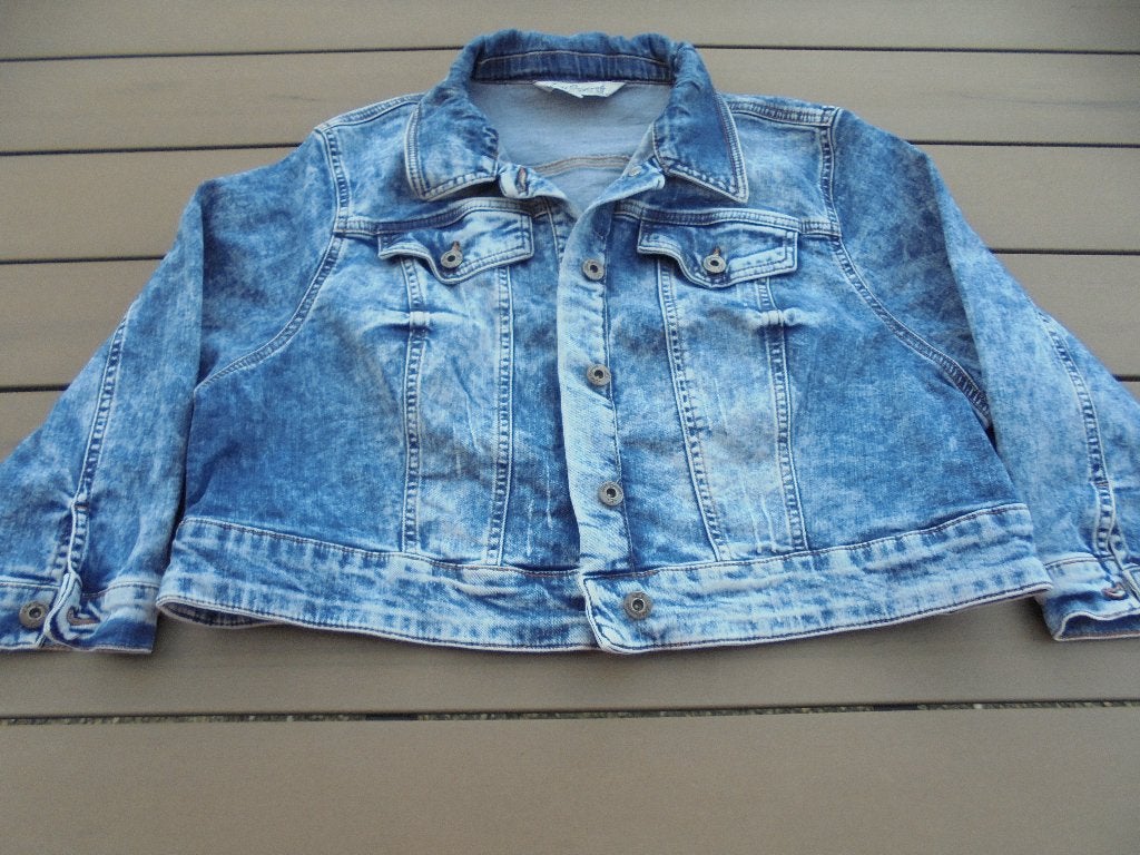 Blauw spijkerjasje, Kleding | Dames, Fitt Originals, Blauw, Ophalen of Verzenden, Zo goed als nieuw