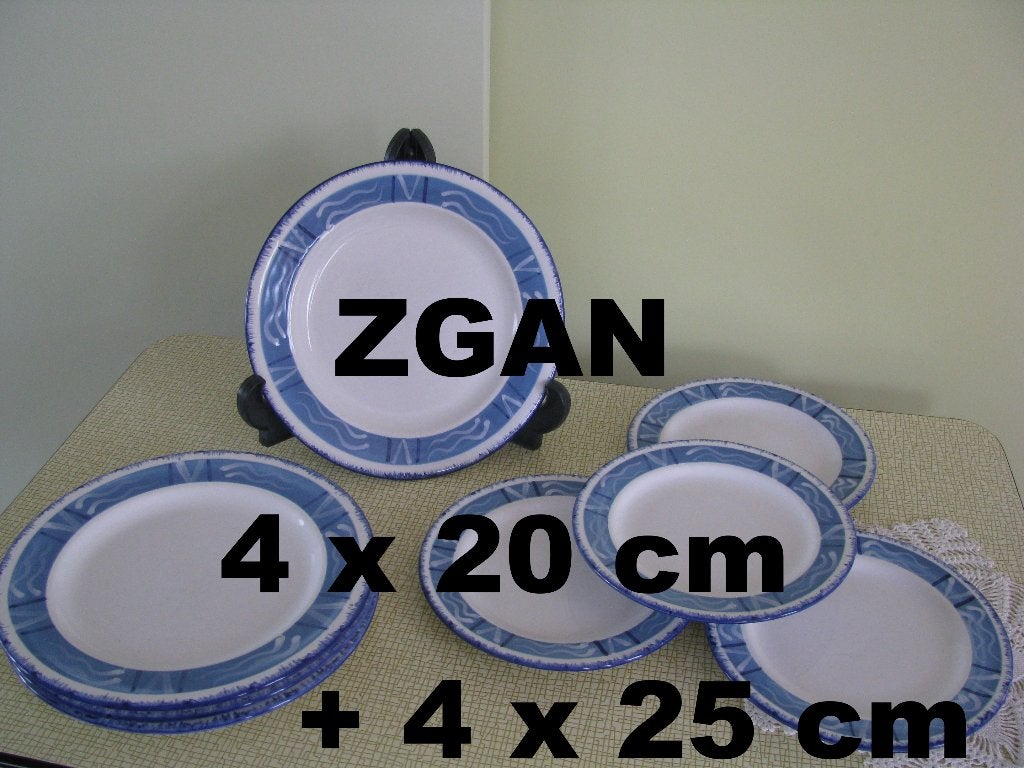 8 x bord * ZGAN * Intermezzo * ophalen voor € 10 *, Ophalen, Zo goed als nieuw, Bord(en), Overige stijlen