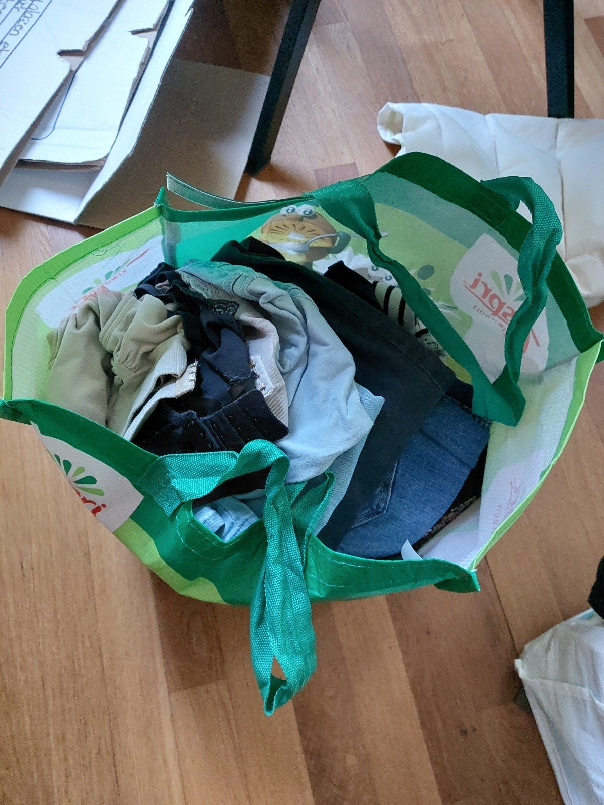 Bundel zwangerschapskleding maat S, Ophalen, Gedragen