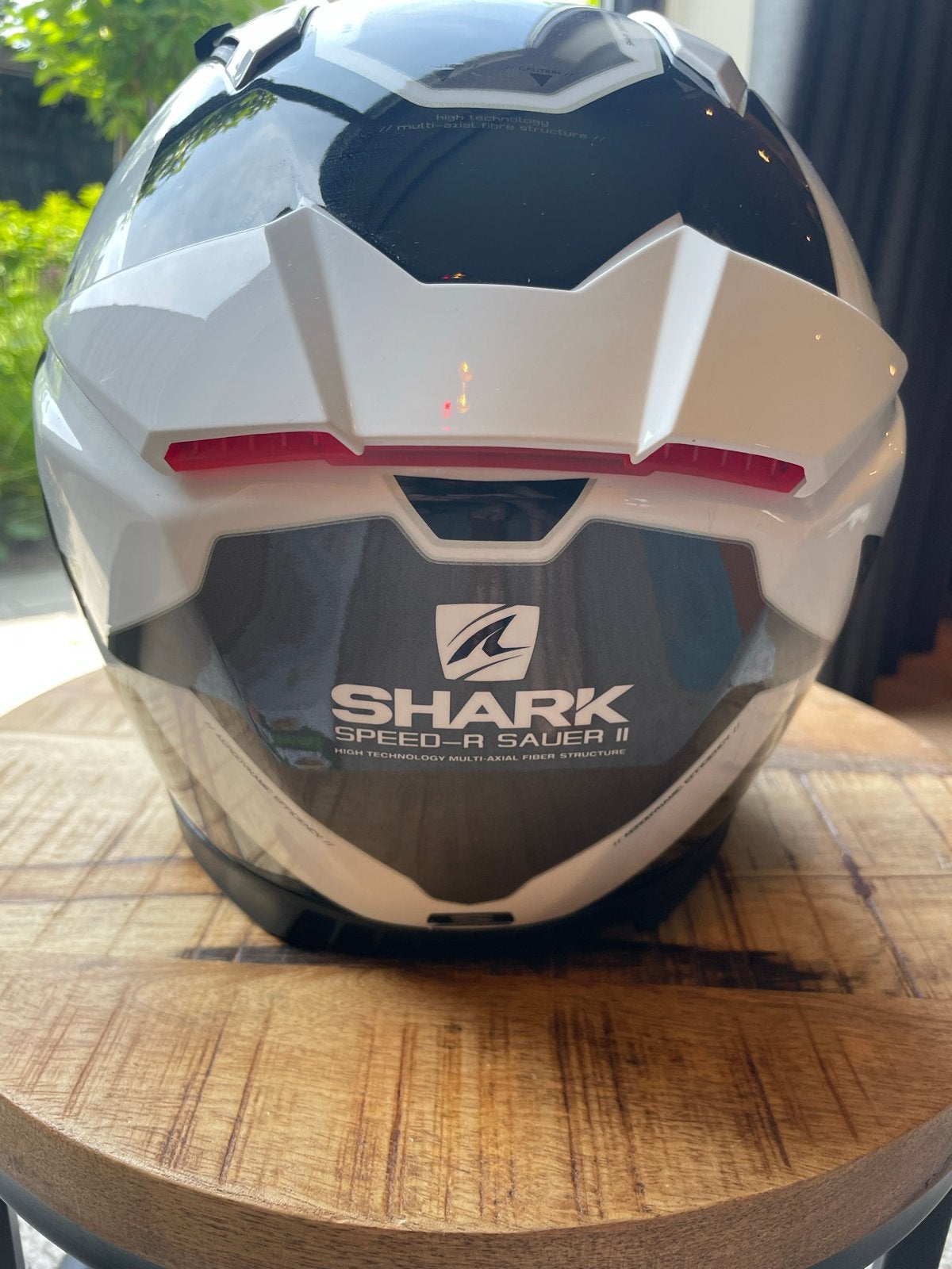 Shark Speed-R Sauer 2 helm - Zo goed als nieuw, Motoren, Ophalen of Verzenden, Tweedehands, Integraalhelm, Shark
