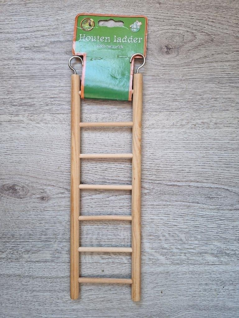 Vogel ladder hout, Ophalen of Verzenden, Nieuw, Kooi-accessoires