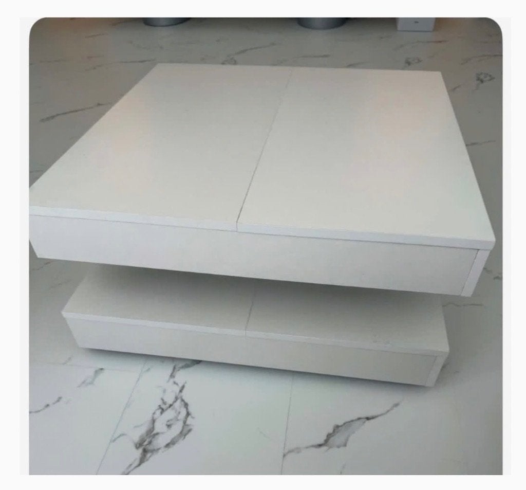 Salontafel 90x90, Ophalen, Gebruikt, 100 tot 150 cm, Vierkant