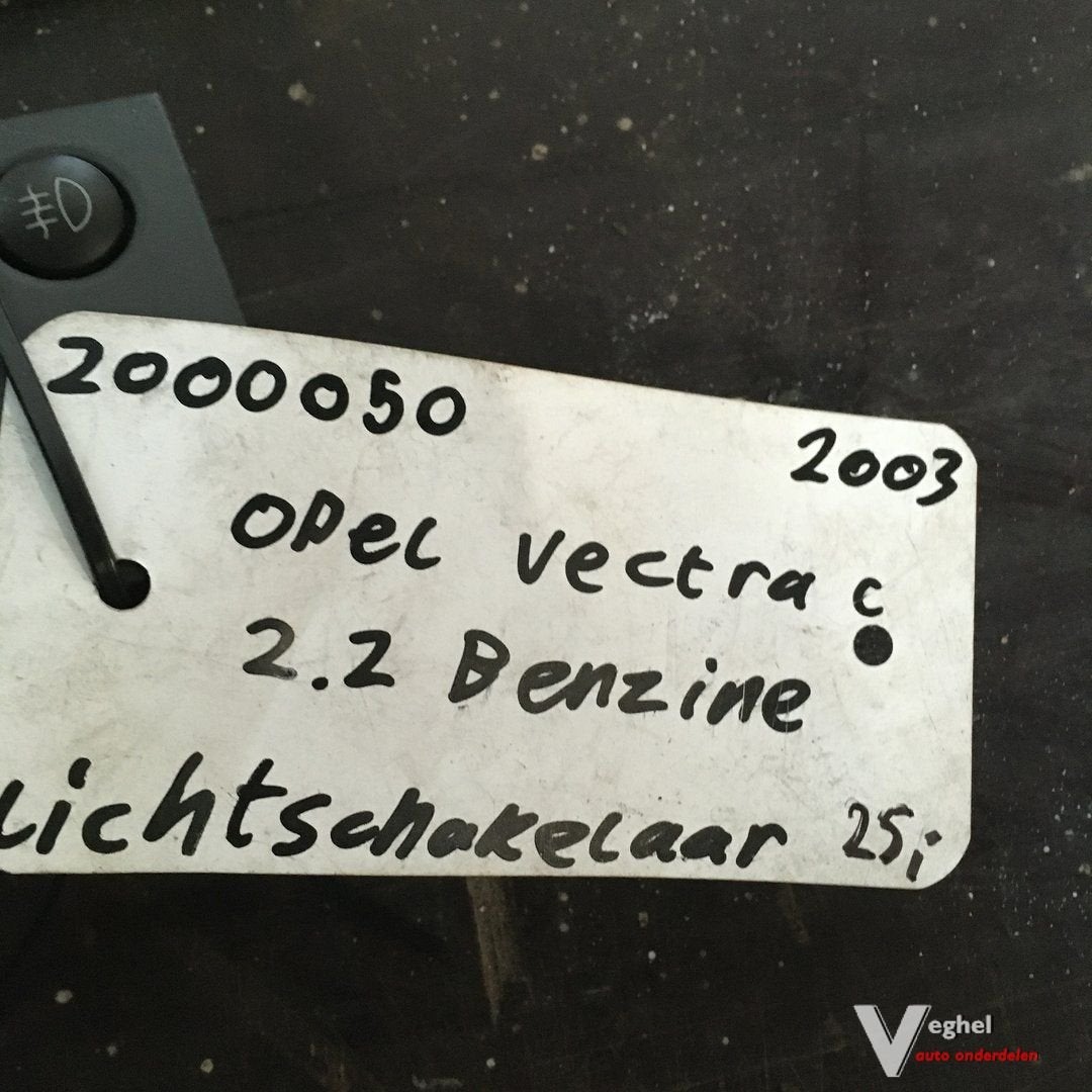 Opel vectra C  2.2 2003  Wagennr 2000050  Lichtschakelaar, Gebruikt, -, -, Ophalen of Verzenden