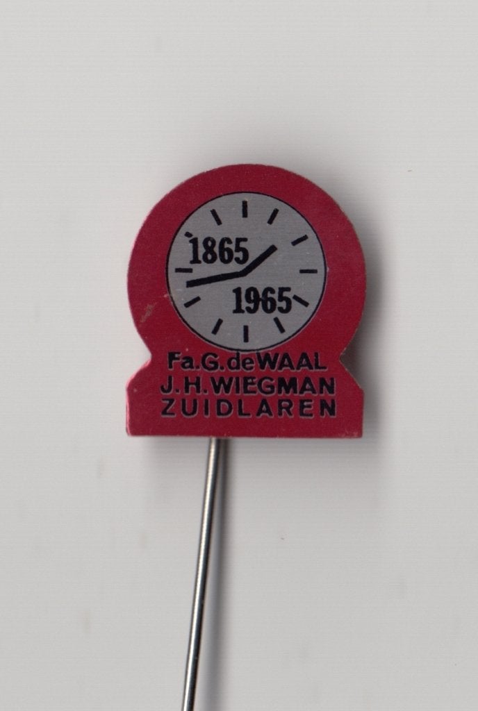 Zuidlaren Wiegman de Waal speldje, Gebruikt, Niet vindbaar, Niet vindbaar, Speldje of Pin