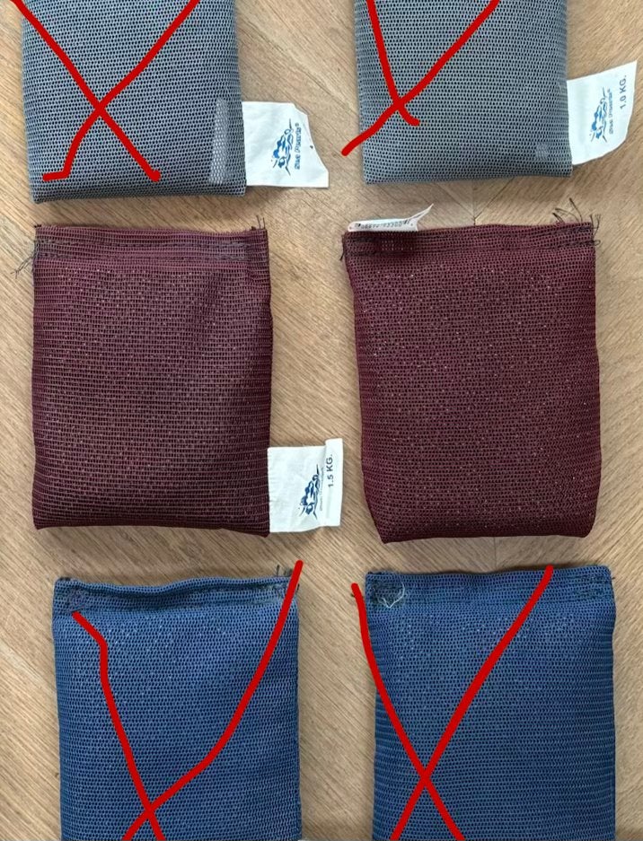 Duiken | softlood | lood zakjes | pockets | duik | 2x1,5 kg, Ophalen of Verzenden, Zo goed als nieuw