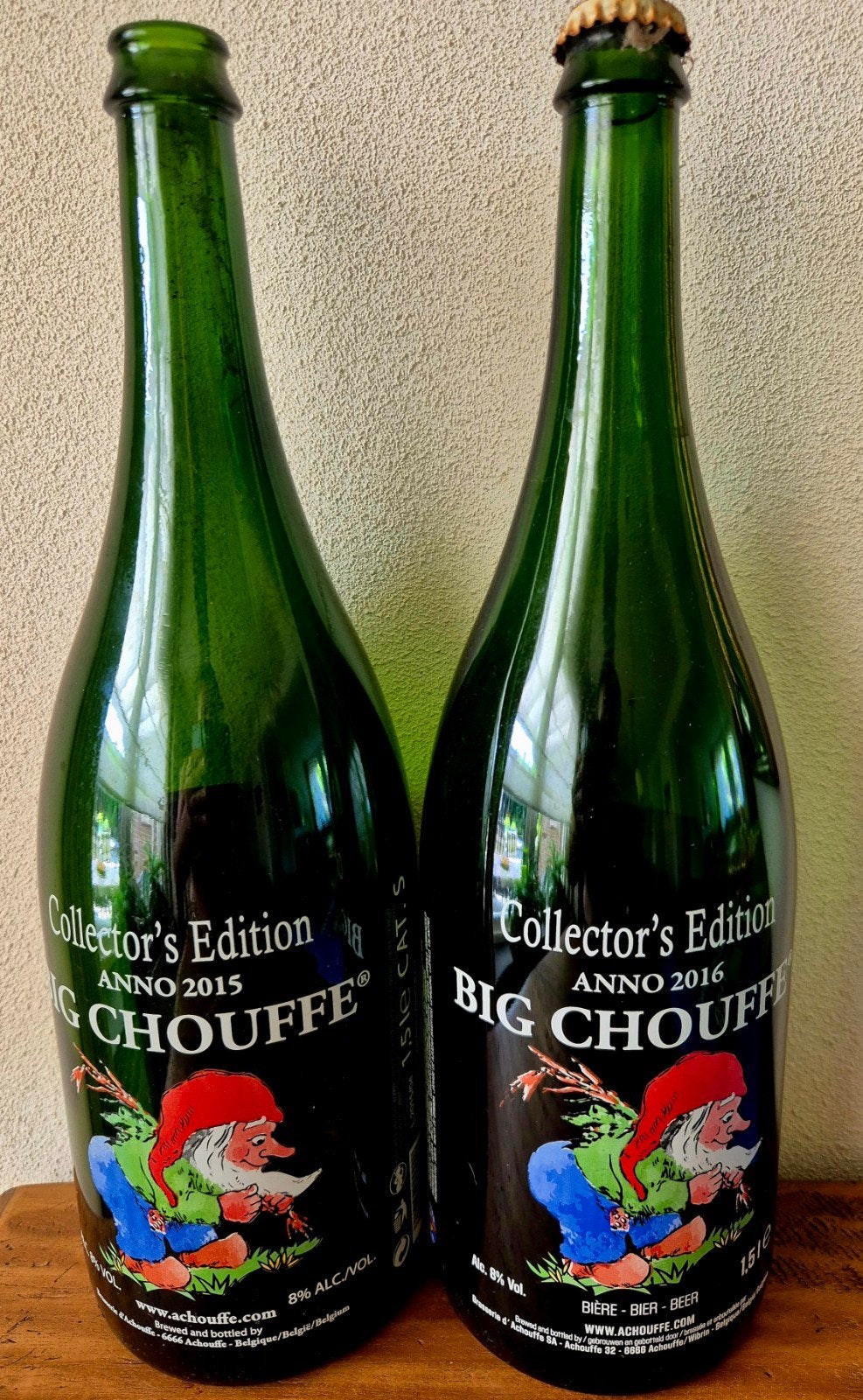 Lege BIG CHOUFFE fles bier 2016 collectors edition 1,5L, Verzamelen, Biermerken, Ophalen of Verzenden, Zo goed als nieuw, Flesje(s)
