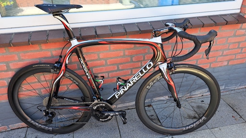 PINARELLO DOGMA MAAT 59 DURA ACE SCOPE VISION FSA 100% FOTOS, Fietsen en Brommers, 28 inch, Carbon, Zo goed als nieuw, 57 tot 61 cm