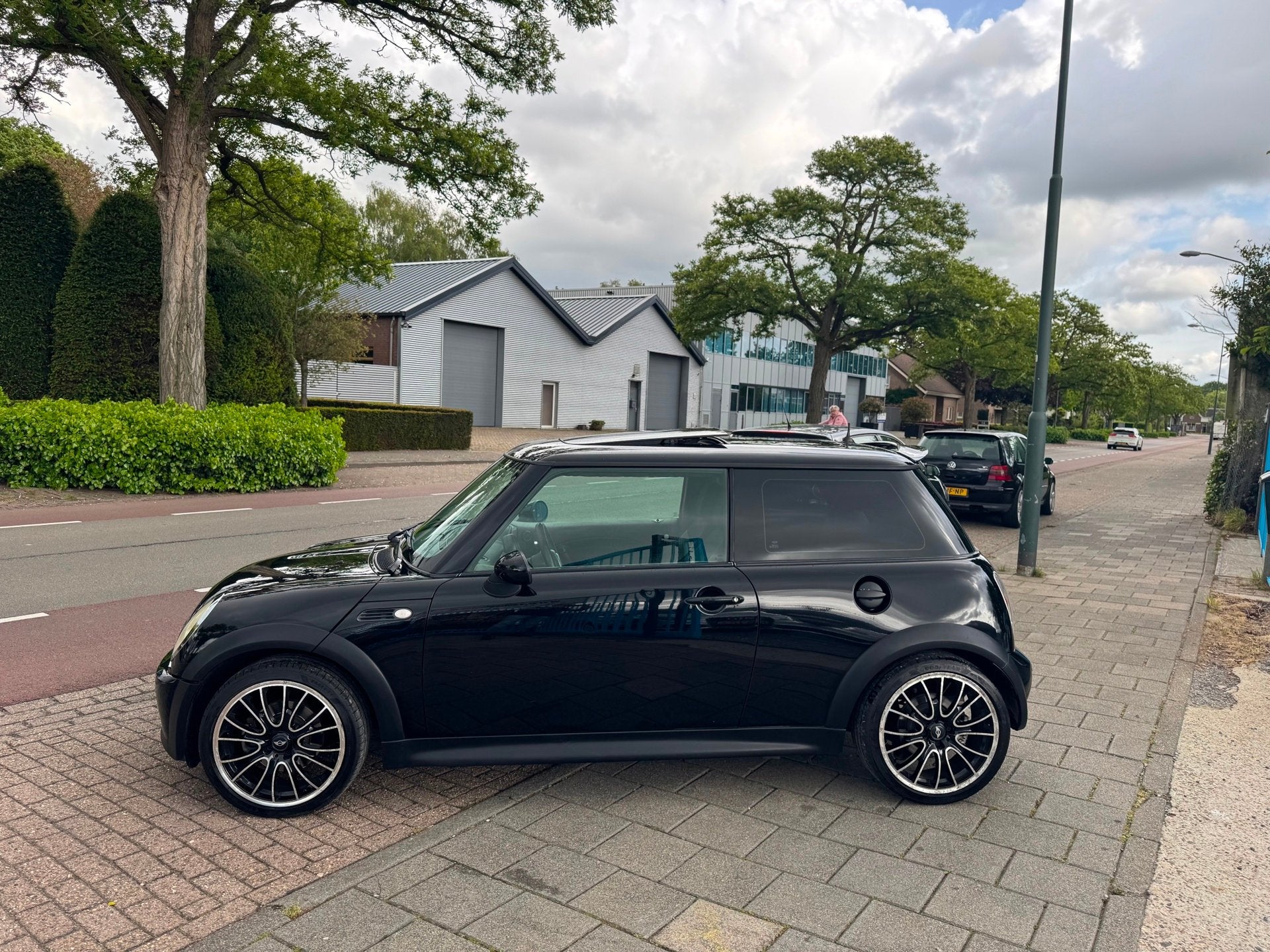 Mini Mini 1.6 Cooper S Clima Pano Miltek JCW Tuning, Auto's, Voorwielaandrijving, Stof, Zwart, 4 cilinders