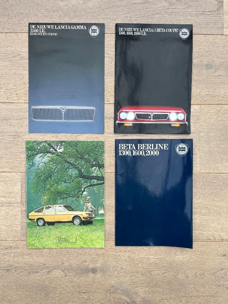LANCIA FULVIA + GAMMA + BETA FOLDERS, Ophalen of Verzenden, Gelezen, Overige merken