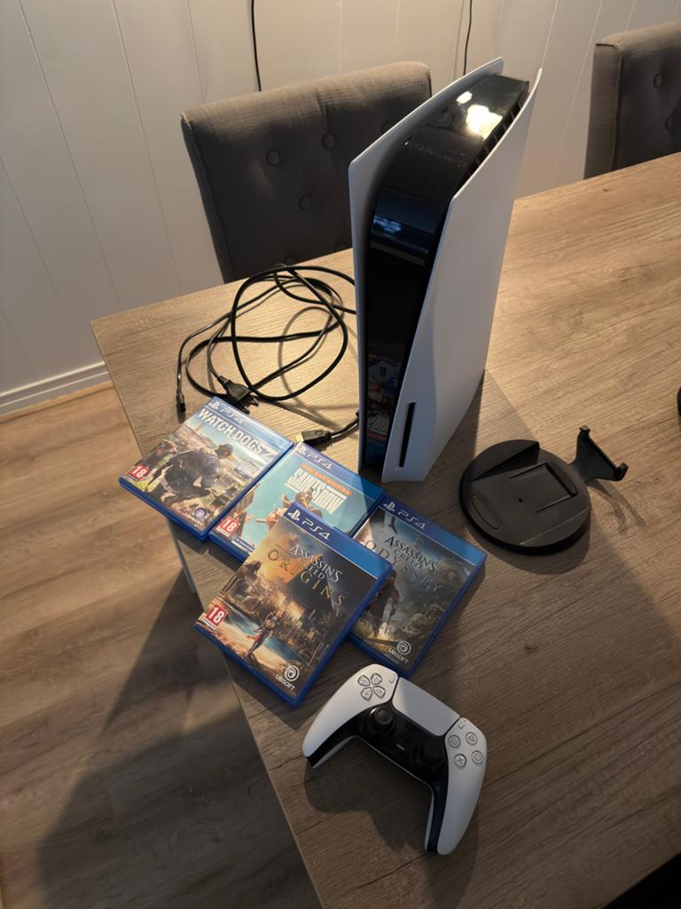 Playstation 5 disc edition met spellen, Ophalen, Gebruikt, Playstation 5