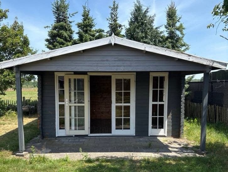 Tuinhuis reeds gedemonteerd, Ophalen, Gebruikt, 250 tot 500 cm