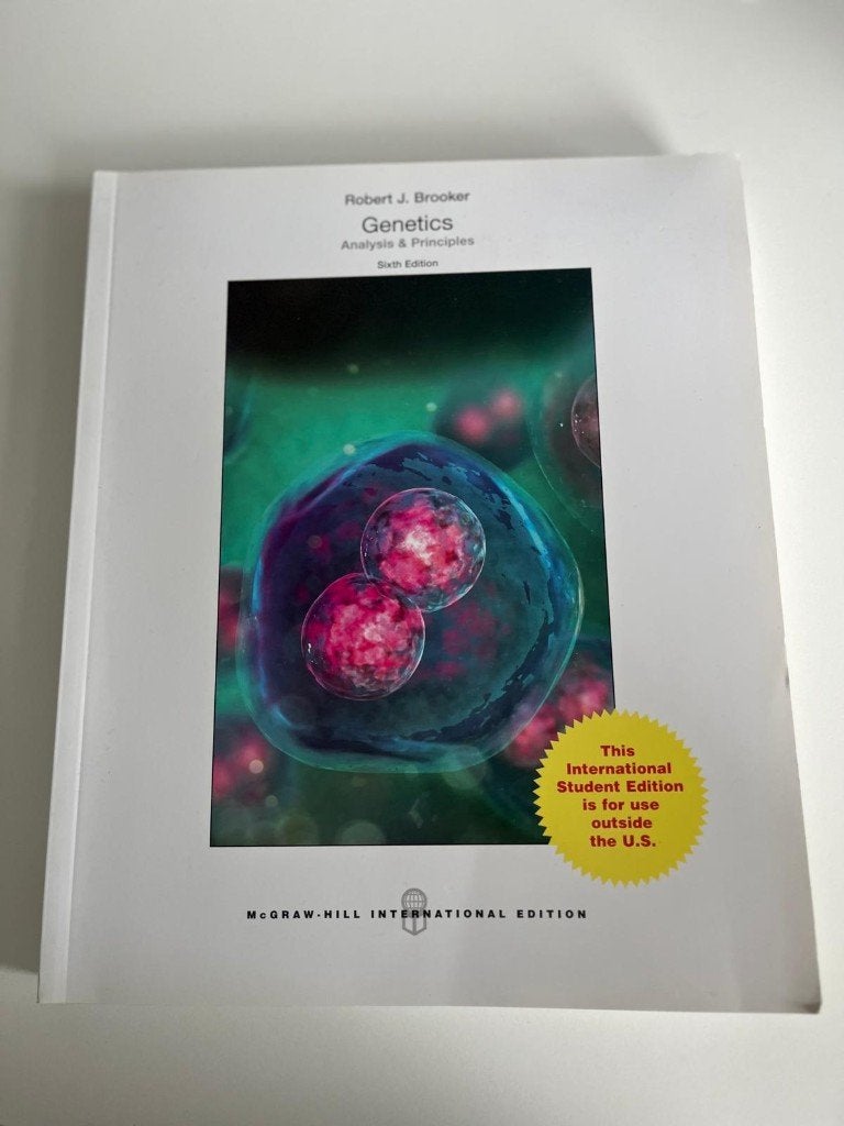 Genetics Analysis & Principles ISE, Ophalen of Verzenden, Beta, Zo goed als nieuw, WO