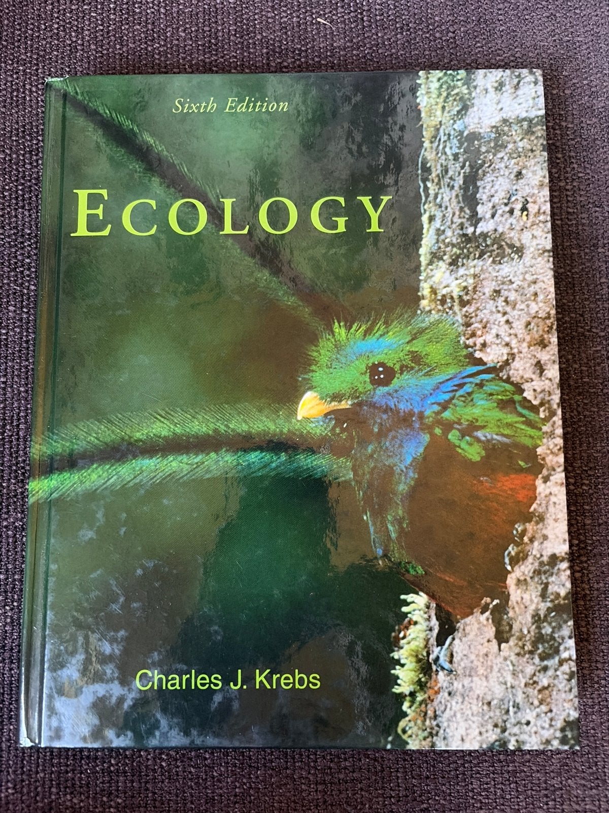 Ecology - Charles J. Krebs - Zesde Editie, Boeken, Studieboeken en Cursussen, Zo goed als nieuw, Ophalen of Verzenden