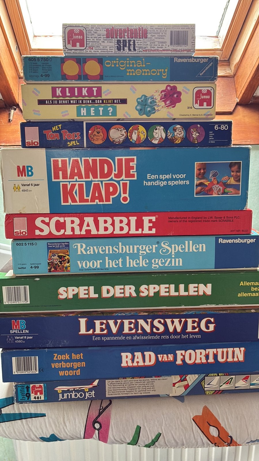 Diverse spellen, Ophalen, Gebruikt
