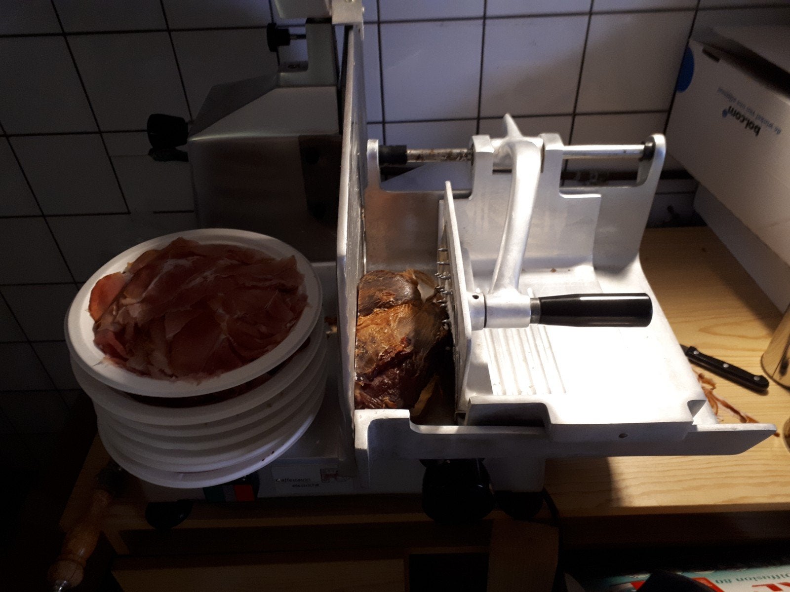 professionele rvs snijmachine, Ophalen, Gebruikt, Snijmachine, Grijs