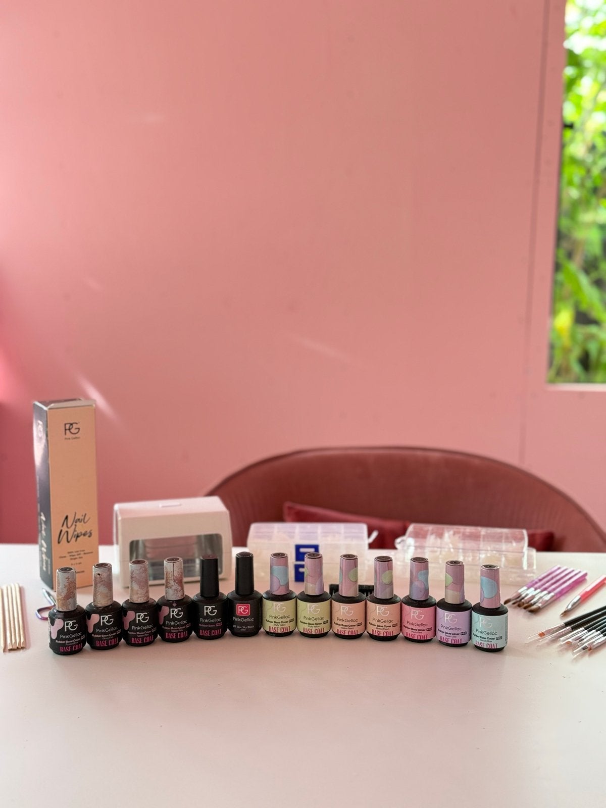 Pink Gellac set, Ophalen of Verzenden, Handen en Nagels