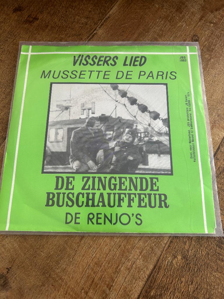 De Zingende Buschauffeur-Vissers Lied, 7 inch, Single, Ophalen of Verzenden, Zo goed als nieuw