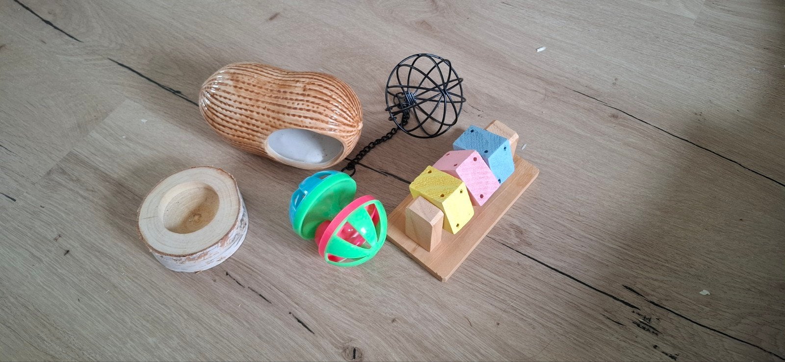 Hamster toebehoren A, Ophalen