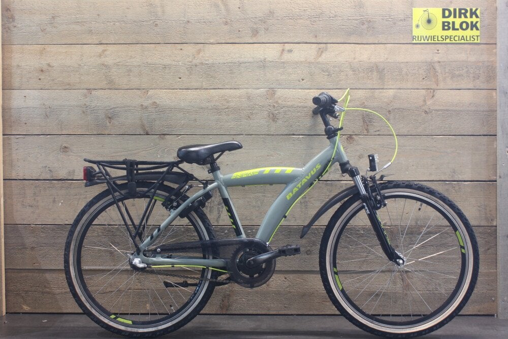 24 inch Batavus Snake jongensfiets 3v grijs + 3 mnd garantie