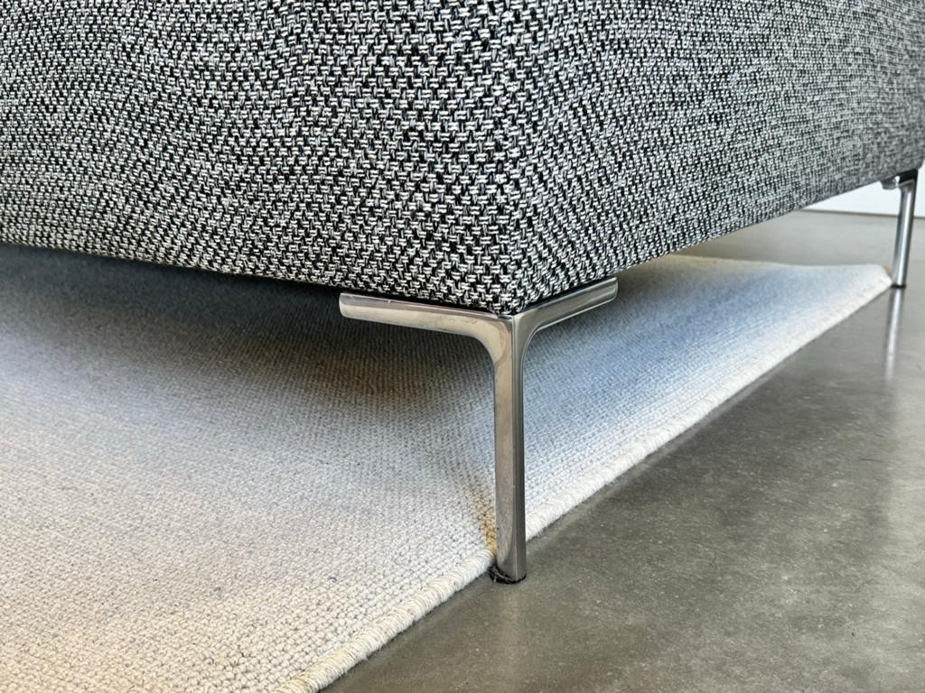 Lounge bank design stock. Grijs gemêleerd, Huis en Inrichting, Banken | Bankstellen, Leolux jori pode, Tweepersoons, 75 tot 100 cm