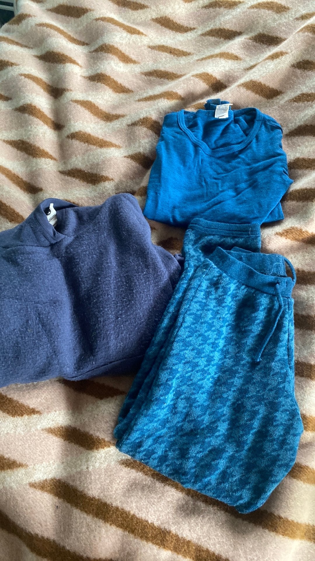 Fijne wollen set Joha/Engel/Müsli mt 116/128, Verzenden, Gebruikt, Jongen of Meisje