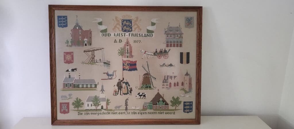 Merklap Oud Westfriesland oa Enkhuizen, Hoorn, Medemblik, Ophalen, Gebruikt, Overige typen, Onbekend