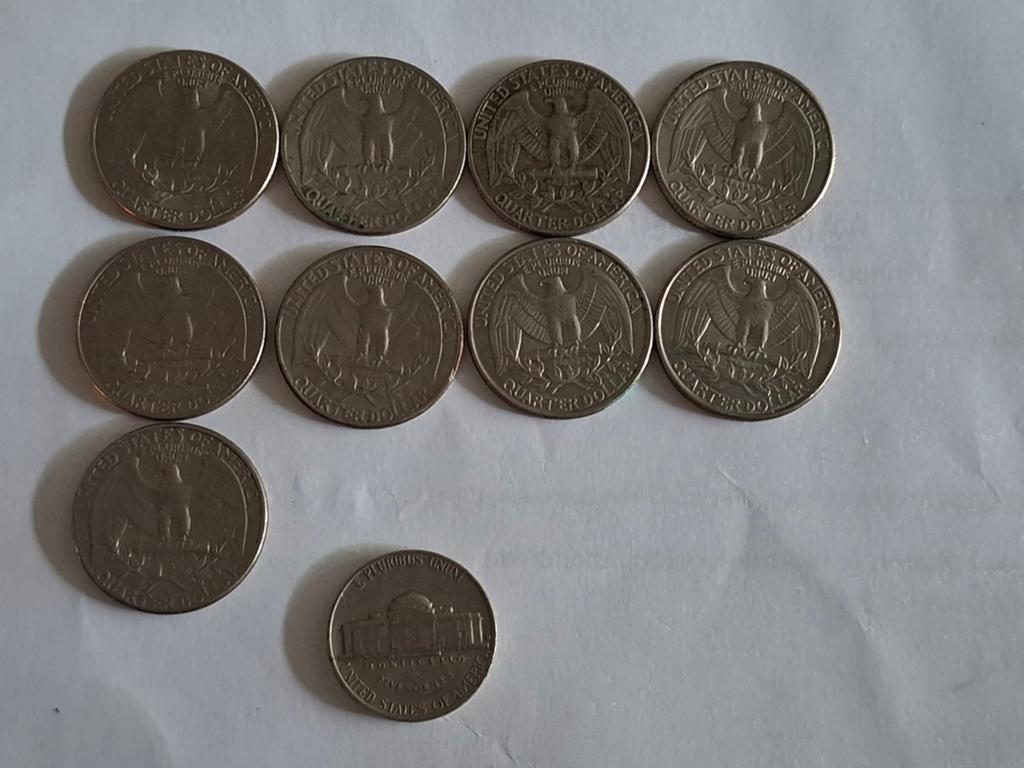 Munten Amerika, Ophalen, Noord-Amerika
