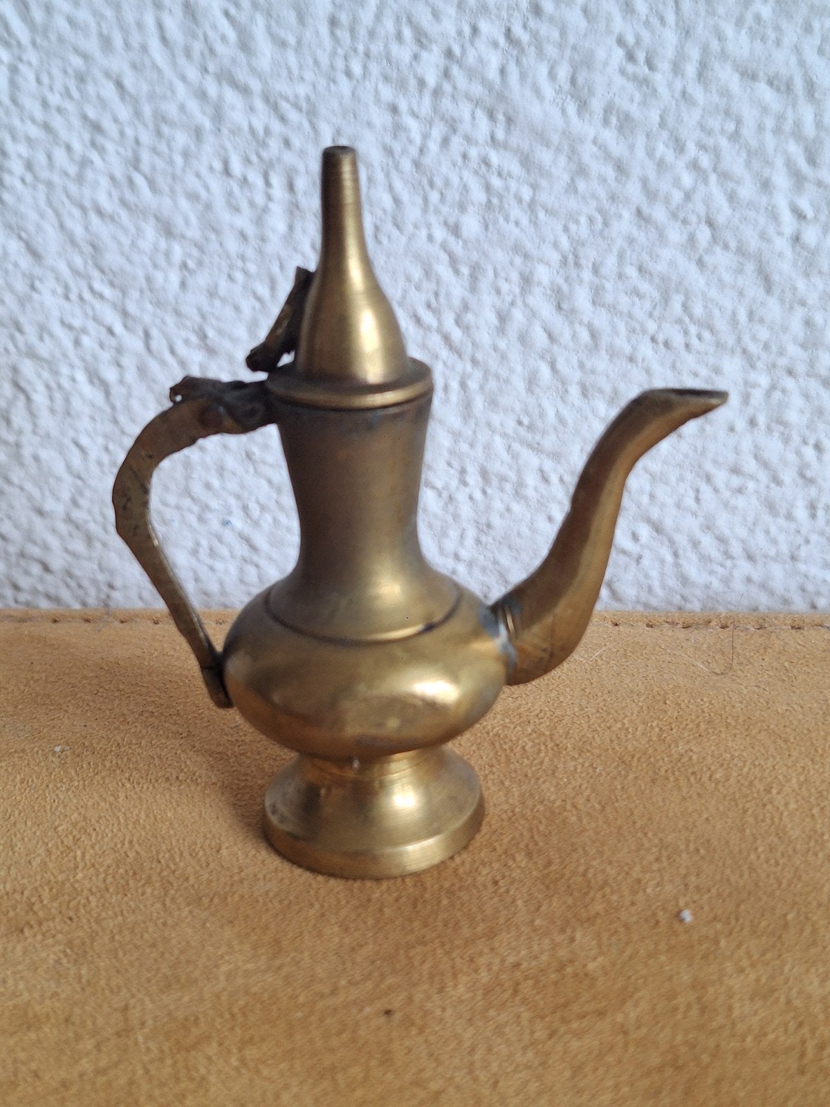 Miniatuur Oosterse Theepot - Decoratief Messing, Antiek en Kunst, Antiek | Koper en Brons, Ophalen, Koper